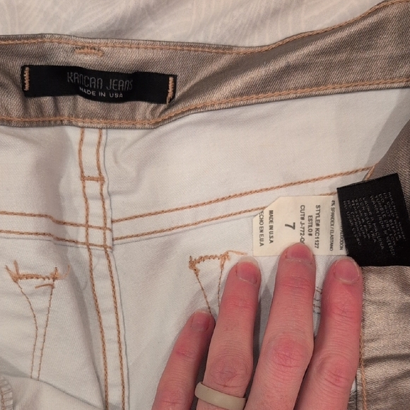 KanCan Gold and Cream Jeans - Picture 2 of 3